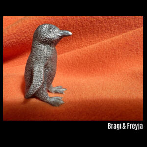 Percy - orange (slim fit) - black Design