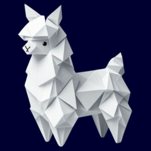 Origami alpaca Design