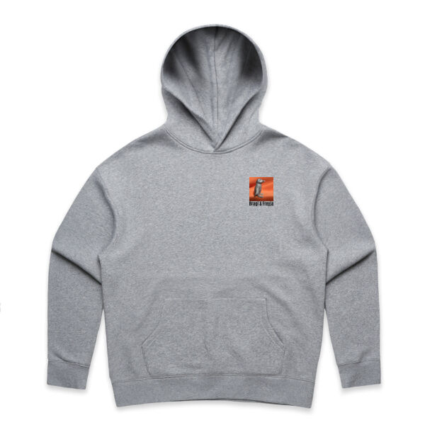 Women's Penguin hoodie - grey Thumbnail